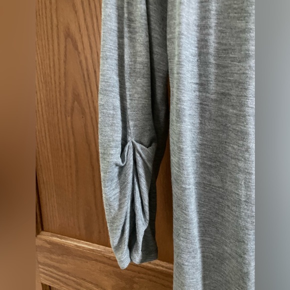 COPY - Paper & Tea Long sleeve faux wrap T-shirt V-neck 3/4 sleeve Drape front … - Picture 3 of 7